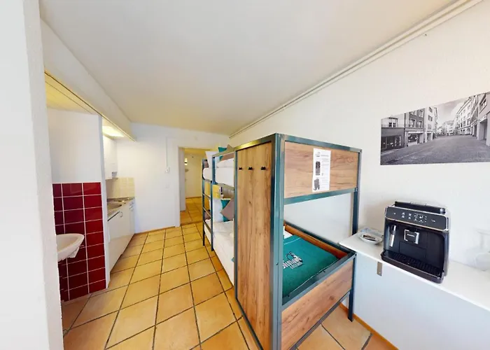 Appartement Etagenbett - Kueche - Kaffee - Tee - 55