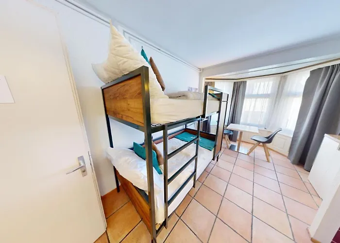 Apartment Etagenbett - Kueche - Kaffee - Tee - 55